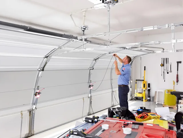 Garage door cable repair service by Euclid Garage Door Repair in Euclid