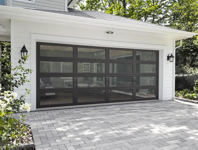 Euclid Garage Door Repair design specialist presenting custom garage door options to Euclid homeowner