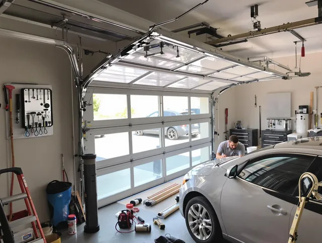 Garage door noise reduction service by Euclid Garage Door Repair in Euclid