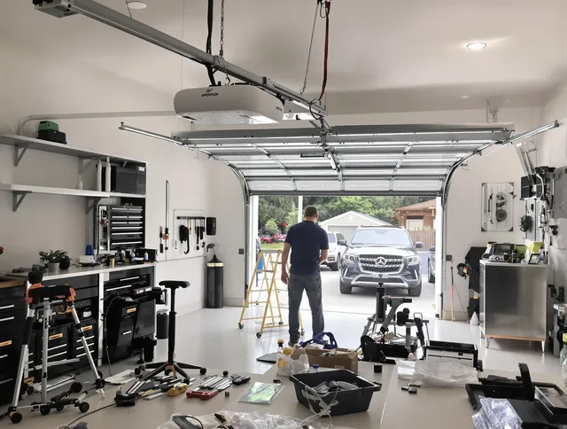 Garage door opener installation by Euclid Garage Door Repair in Euclid