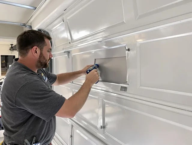 Garage door panel repair by Euclid Garage Door Repair in Euclid