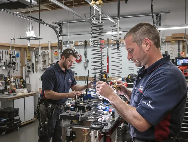 Garage door spring repair service by Euclid Garage Door Repair in Euclid