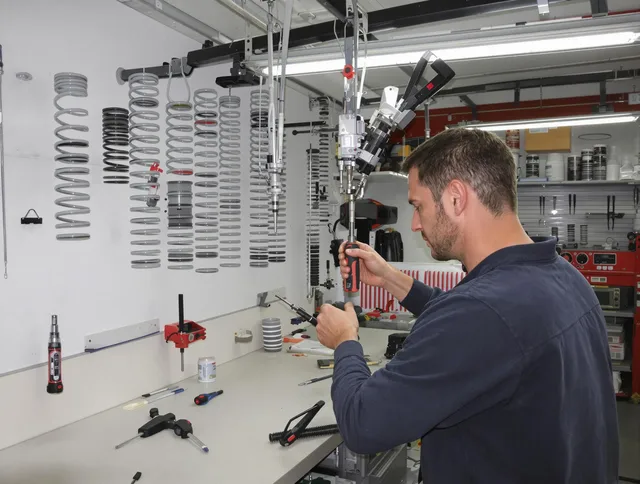 Euclid Garage Door Repair safety certified technician performing precision spring replacement in Euclid